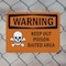Signmission Keep Out Poison Baited Area OSHA Warning Sign, Plastic, 10in W x 7in L, 2PK OS-2PACK-WS-P-710-L-12224 - alternate 4